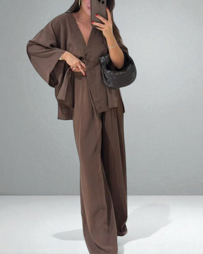 The Sienna V-Neck Lounge Set