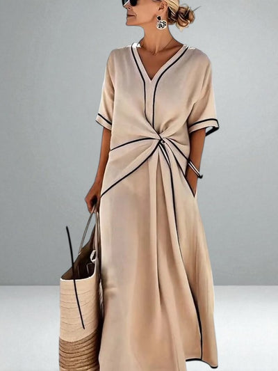 The Isla Striped Maxi Dress