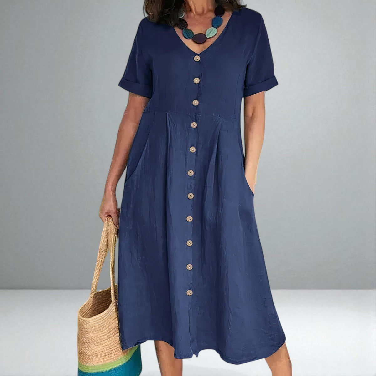 The Yasmin Buttoned Dress