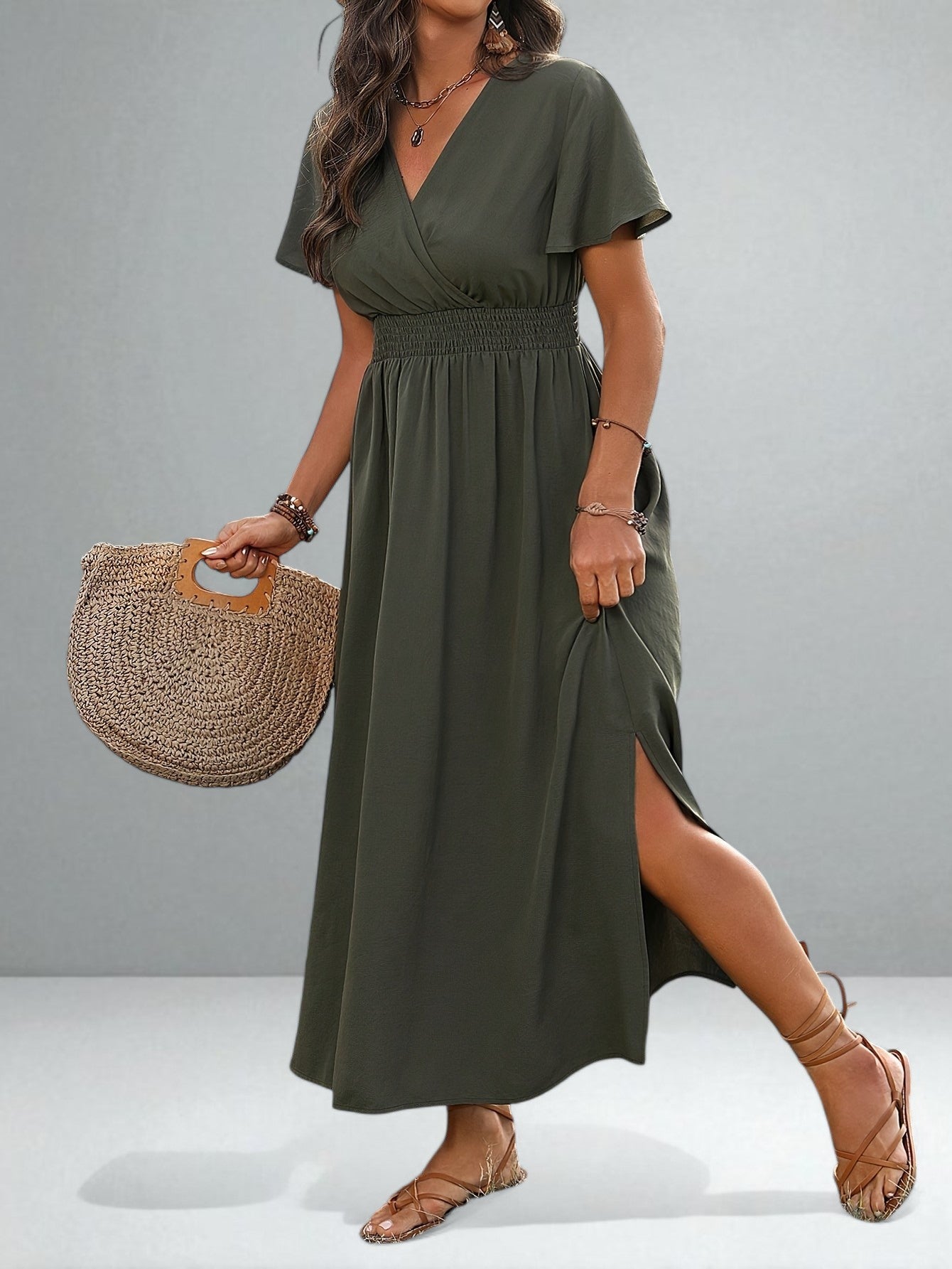 The Mary V-Neck Dress