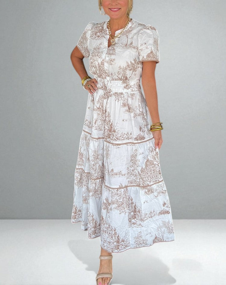 The Eloise Toile Maxi Dress