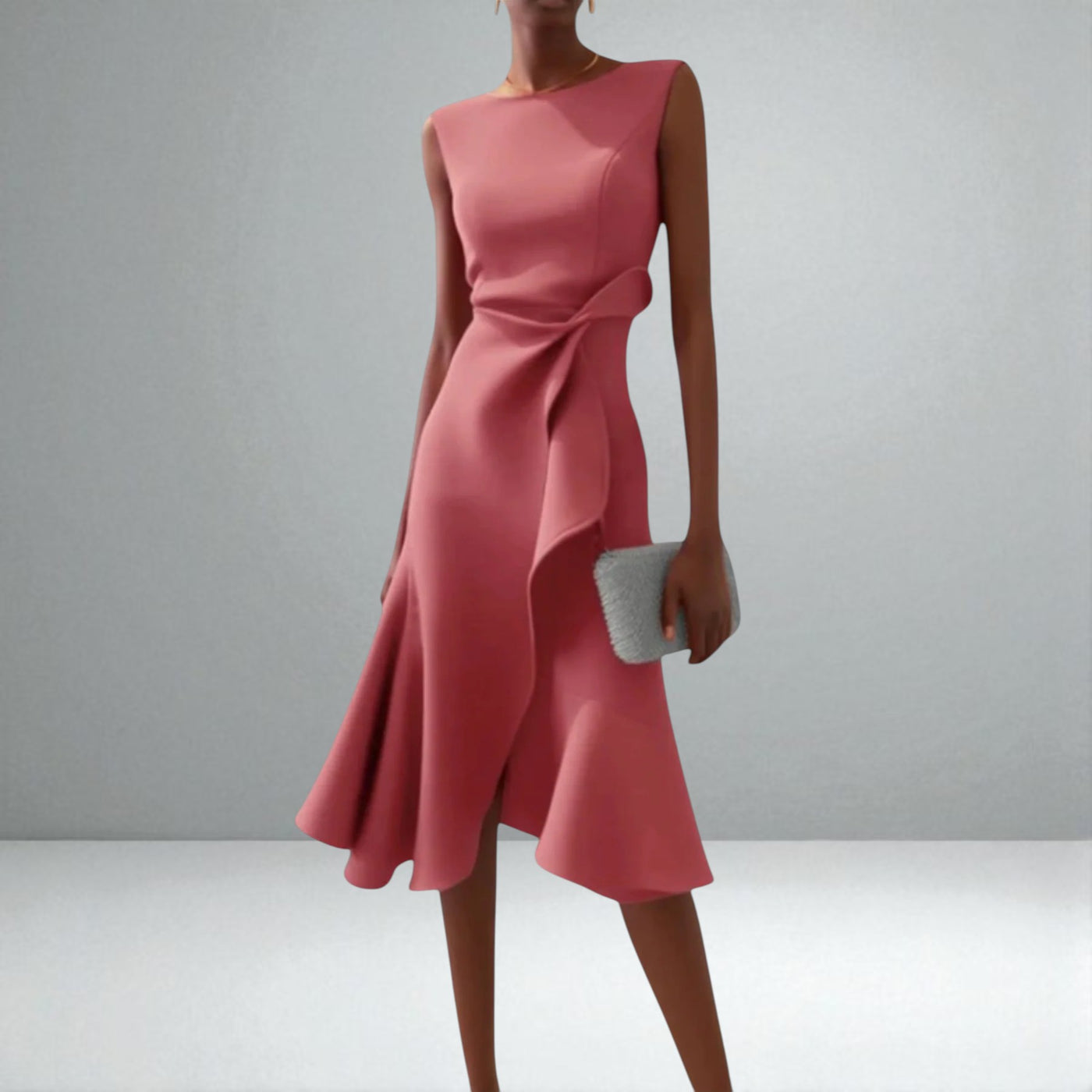 The Juliette Draped Midi Dress