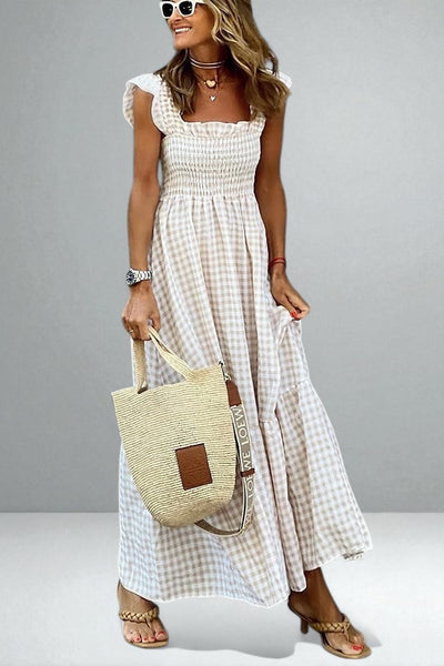 The Odette Plaid Summer Dress