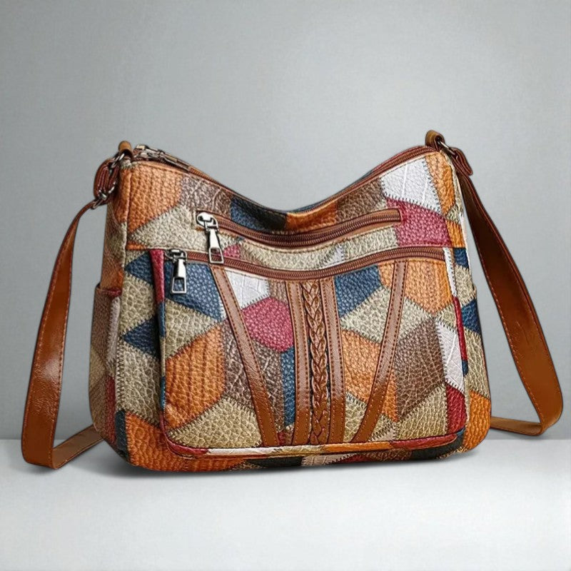 The Leona Mosaic Shoulder Bag