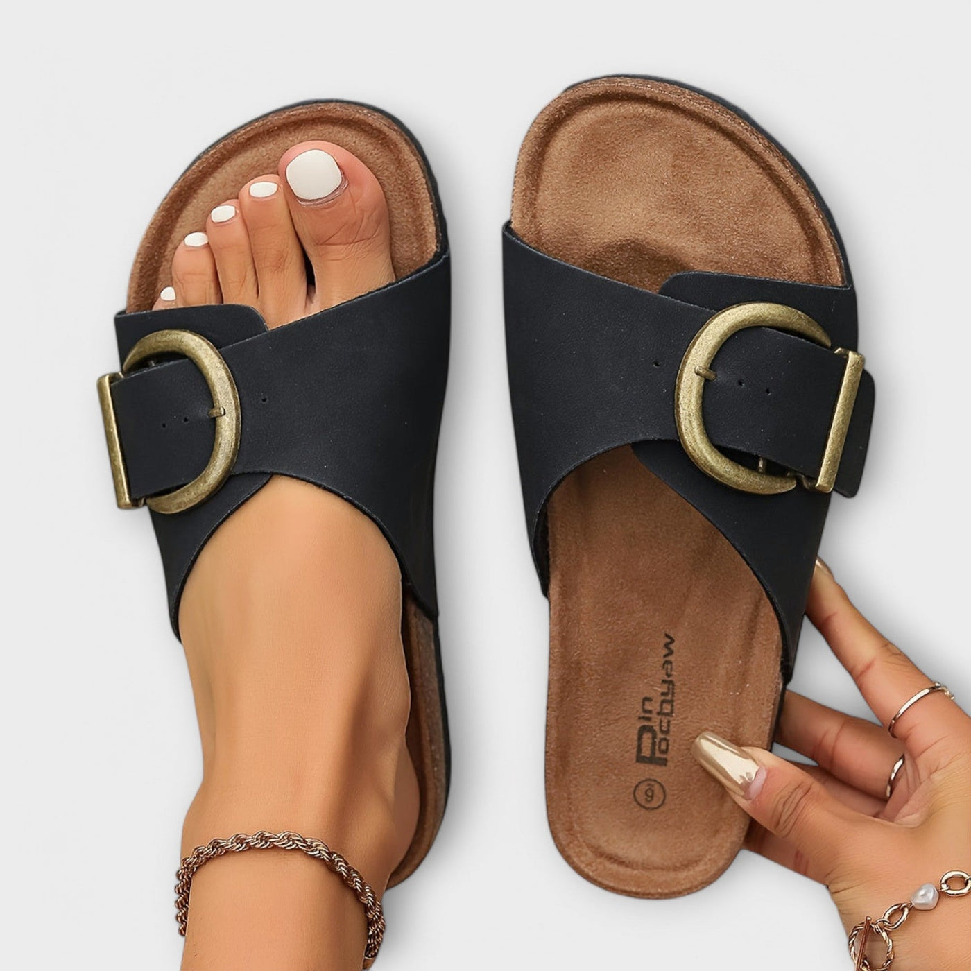 The Olivia Slip-On Sandals