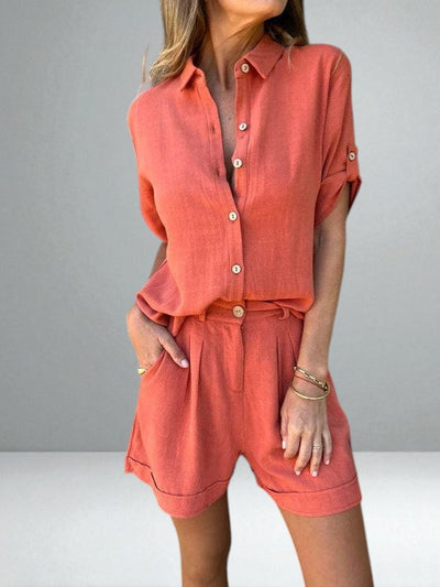 The Linda Summer Linen Set