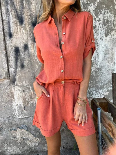 The Linda Summer Linen Set