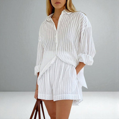 The Viola Button-Up and Shorts Set