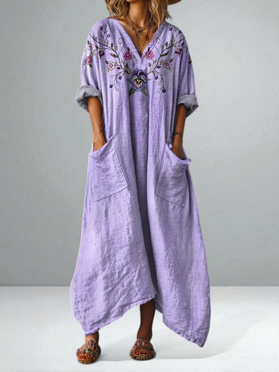 The Mira Boho Pocket Dress