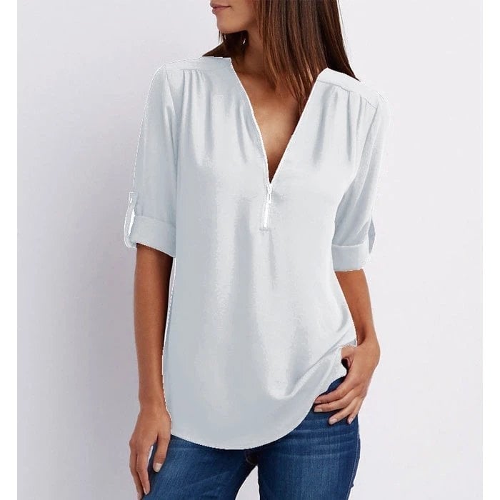 The Lizzy Zippered Top