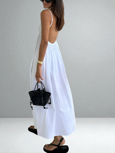 The Sophia Noir Maxi Dress