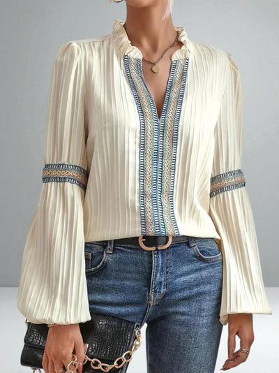The Valerie V-Neck Blouse