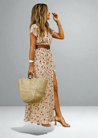 The Sybella Boho Maxi Dress