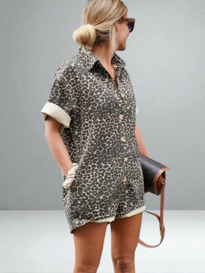 The Ninetta Leopard Jumpsuit