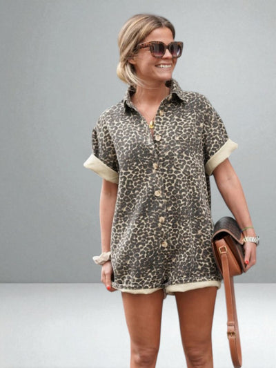 The Ninetta Leopard Jumpsuit