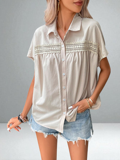 The Faye Relaxed Buttoned Blouse