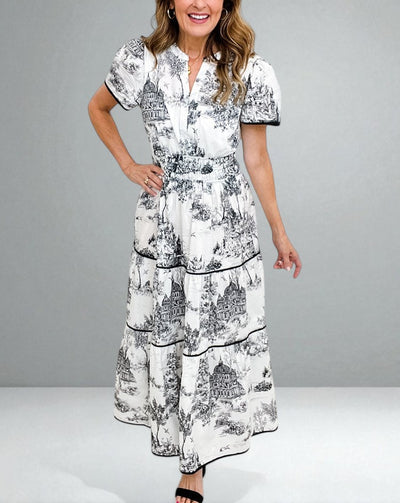 The Eloise Toile Maxi Dress