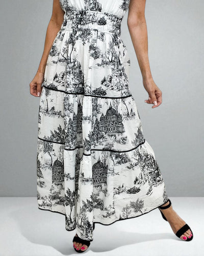 The Eloise Toile Maxi Dress