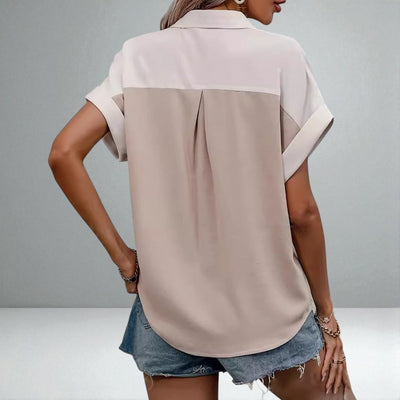 The Ashley ColorBlock Blouse