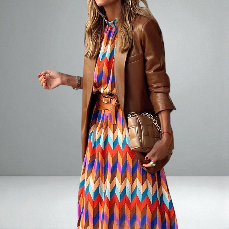 The Mari Geometric Dress