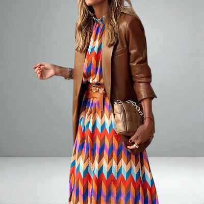 The Mari Geometric Dress