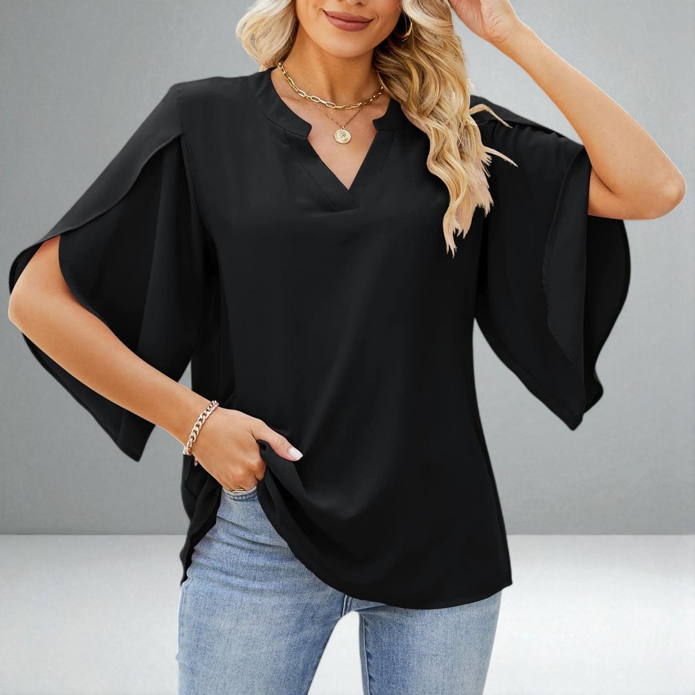 The Leni V-Neck Top