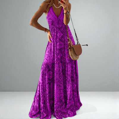 The Emara Boho Sleeveless Dress