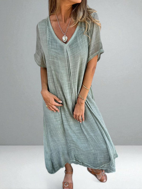 The Naia V-Neck Dress