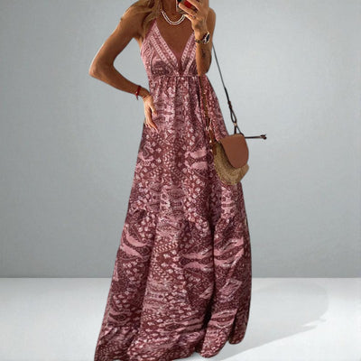 The Emara Boho Sleeveless Dress
