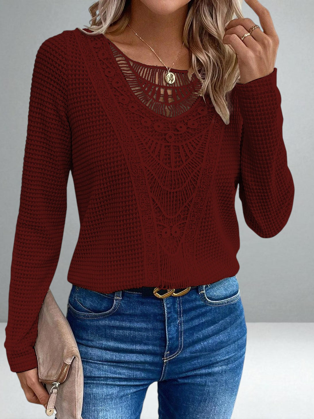 The Naomi Boho Lace Top