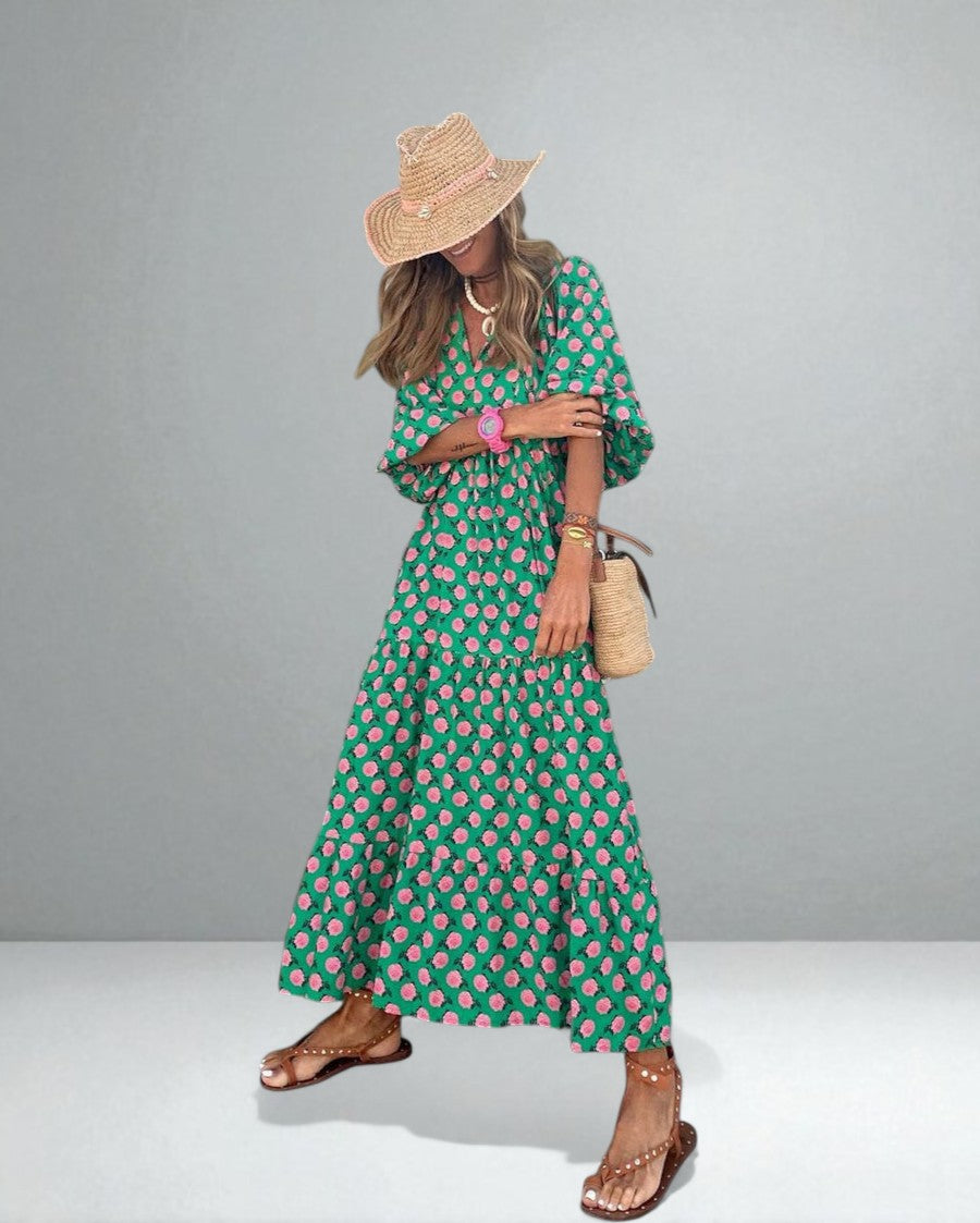 The Fleur Bohemian Maxi Dress
