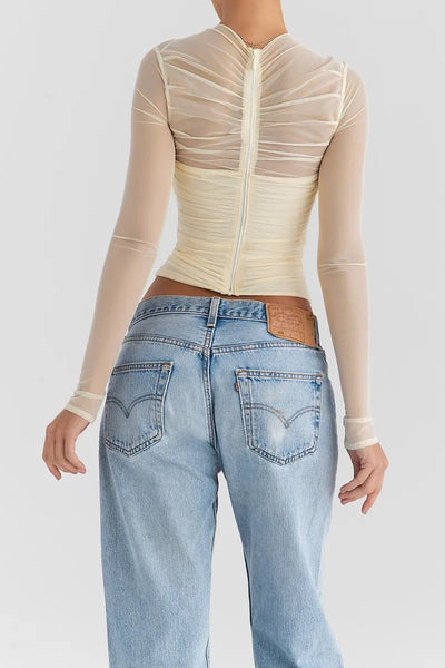 The Bella Mesh Party Top