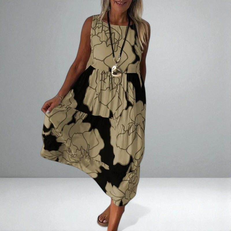 The Caitlyn Sleeveless Maxi Dress