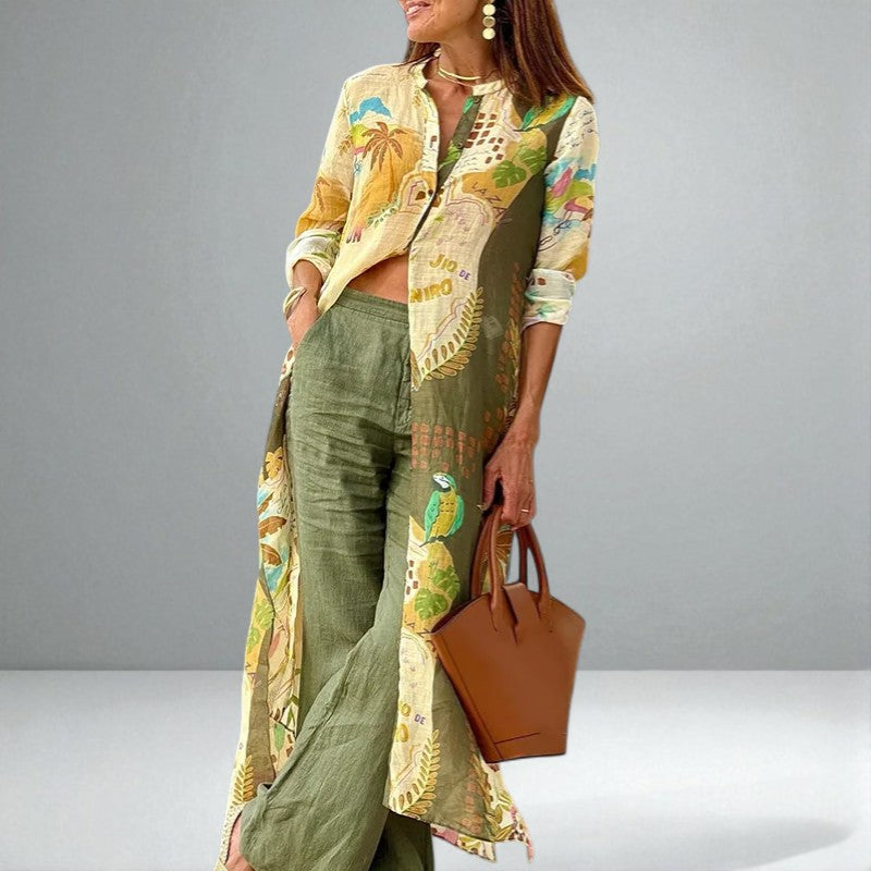 The Luciana Linen Set