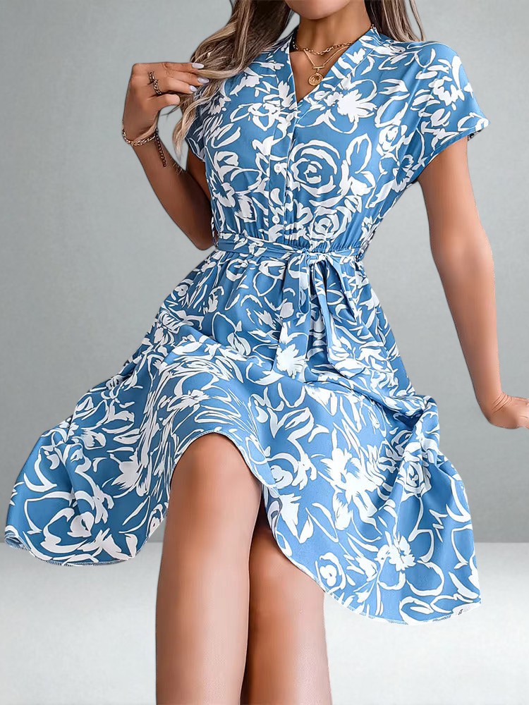 The Vanessa Floral Printed Dress