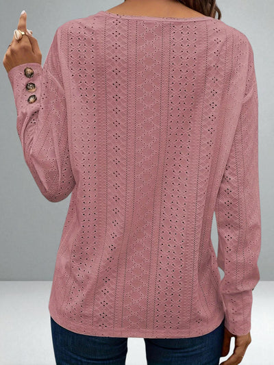 The Rivana Eyelet Top