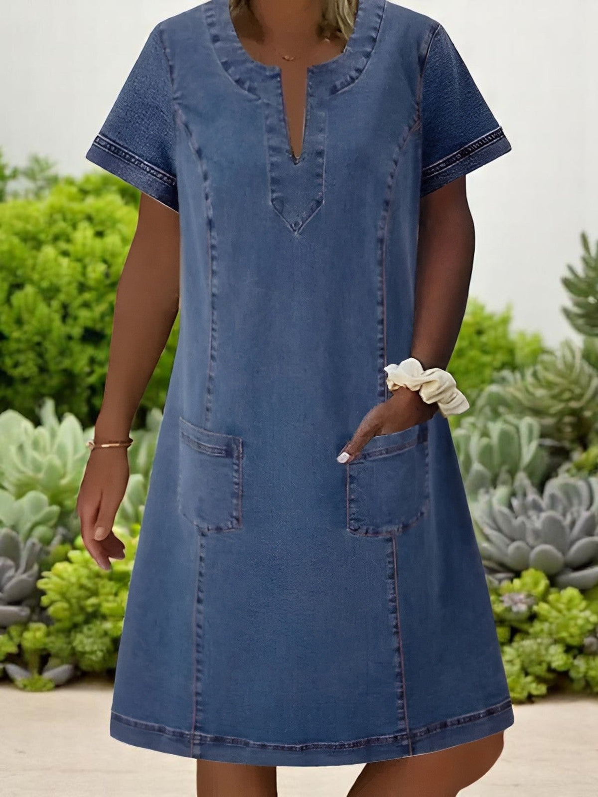 The Amber Denim Dress