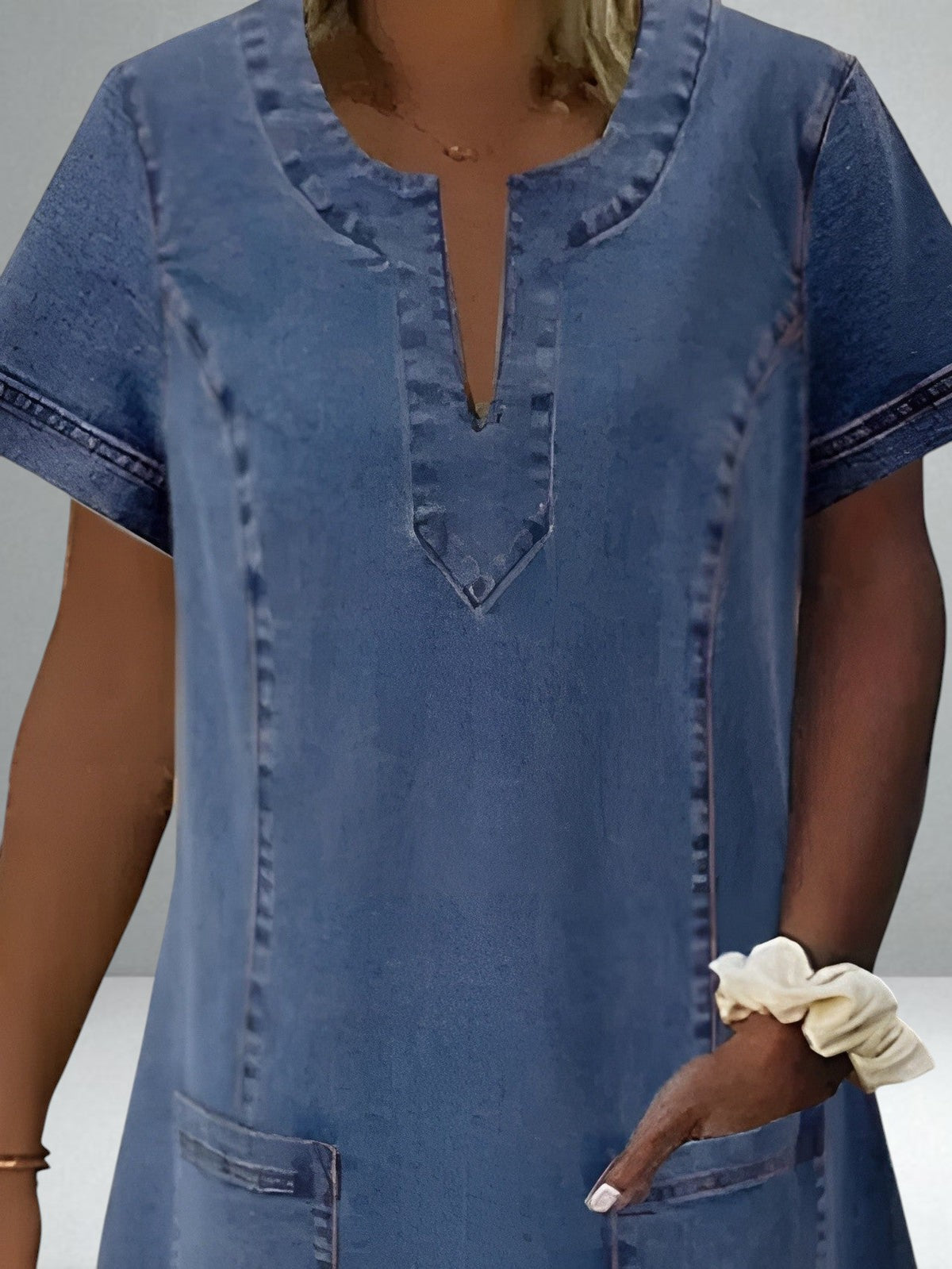 The Amber Denim Dress