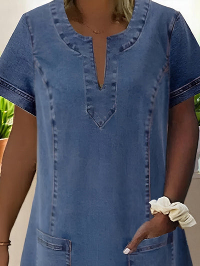 The Amber Denim Dress