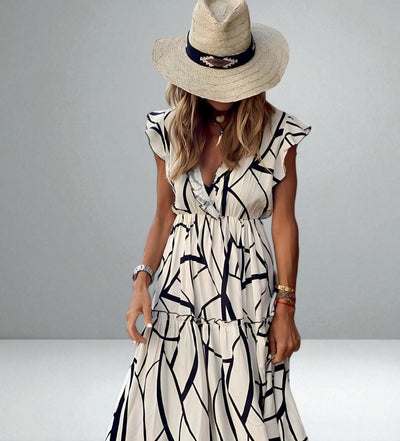 The Maddie Elegant Printed Dress
