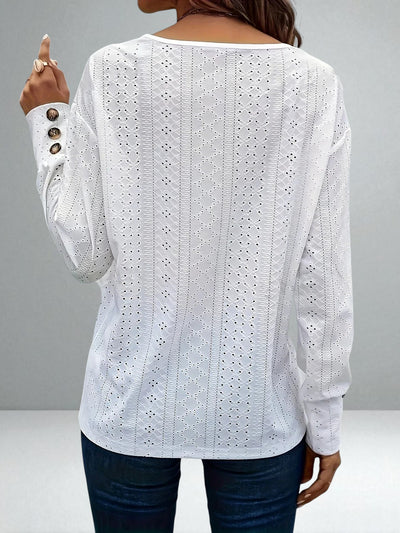 The Rivana Eyelet Top