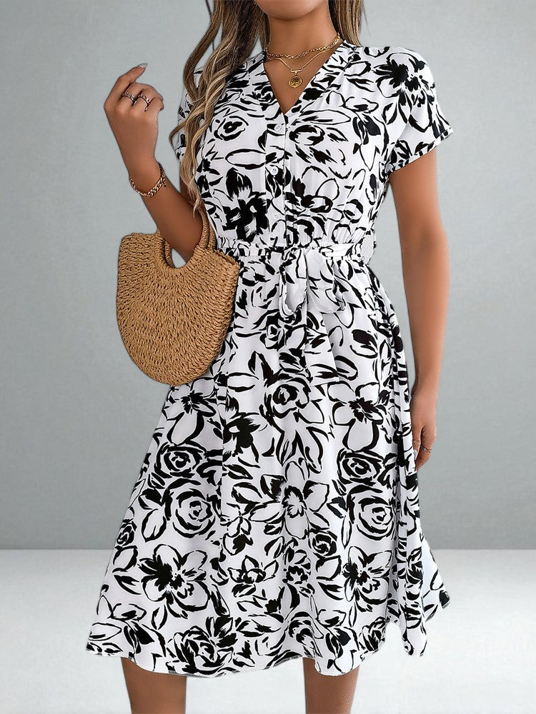 The Vanessa Floral Printed Dress