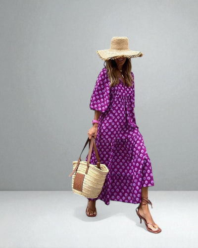 The Fleur Bohemian Maxi Dress