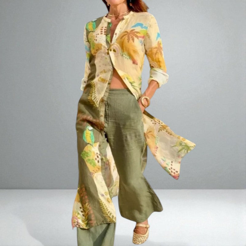 The Luciana Linen Set