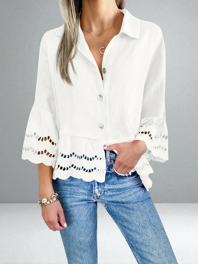 The Noelle Ruffle Shirt