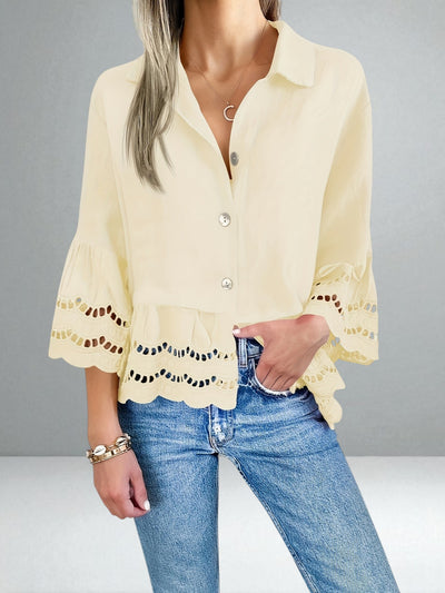 The Noelle Ruffle Shirt