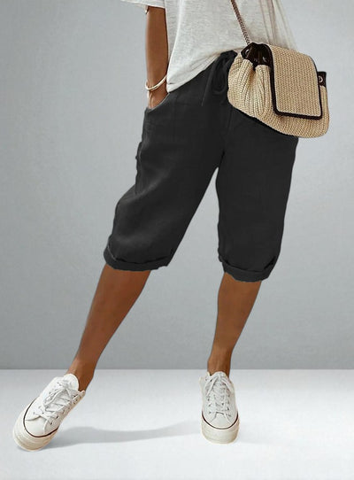 The Nerina Cotton-Linen Harem Pants