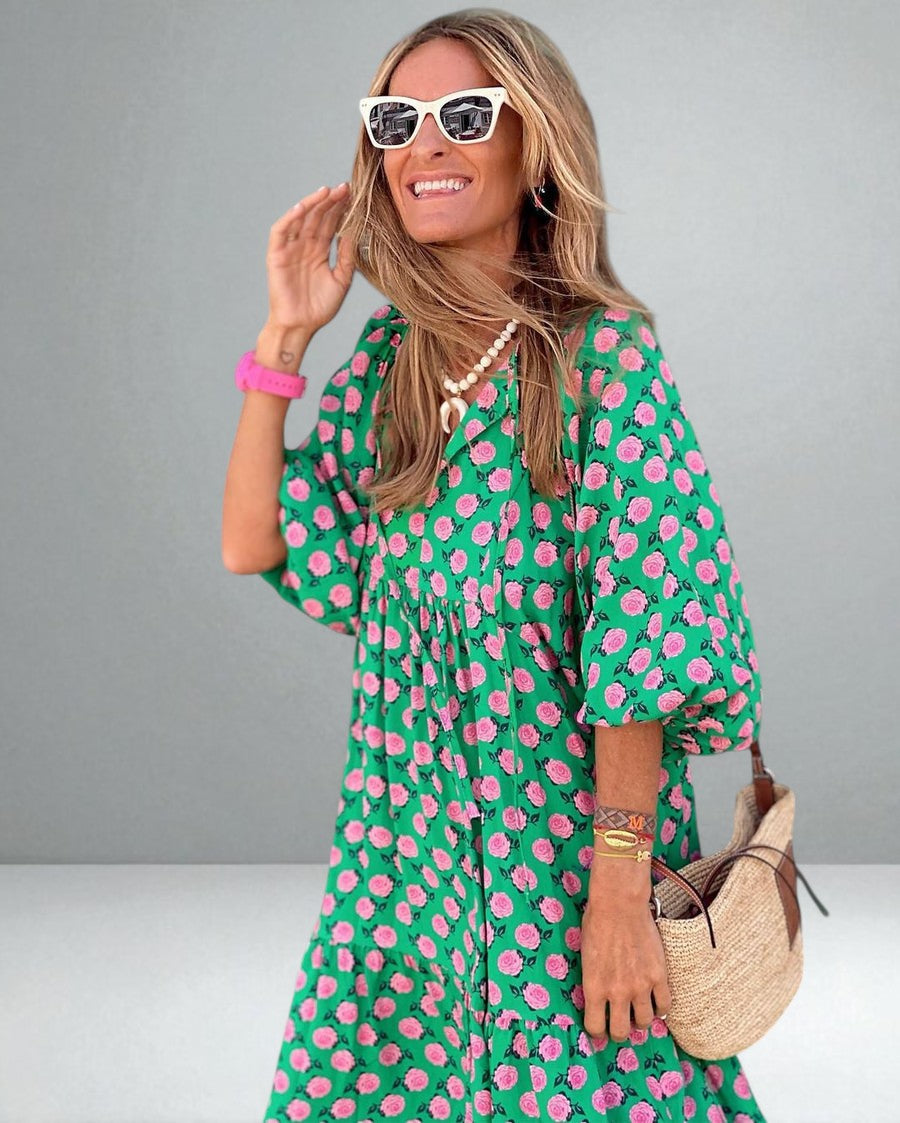 The Fleur Bohemian Maxi Dress