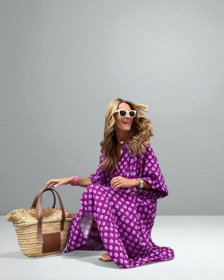 The Fleur Bohemian Maxi Dress
