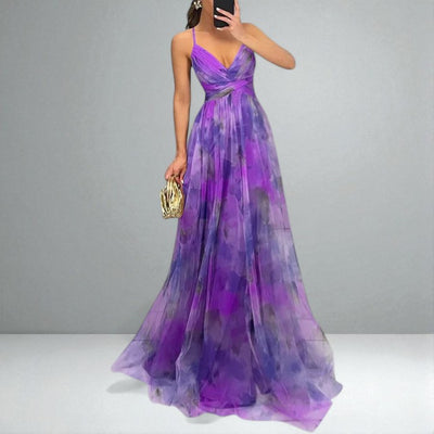 The Juliette Watercolor Maxi Dress
